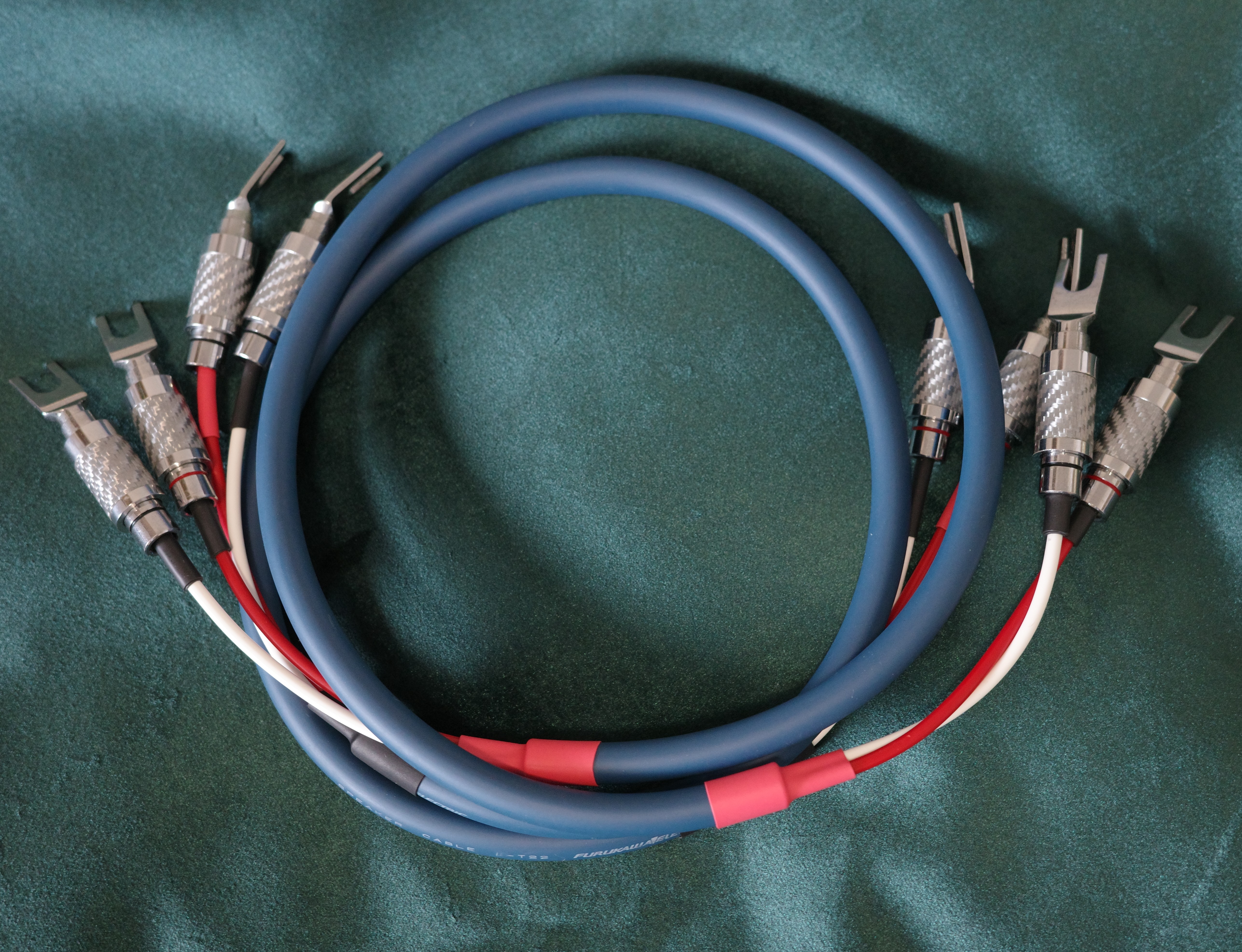 Furukawa Electric μ-T22 with Spades (1 Meter Pair)