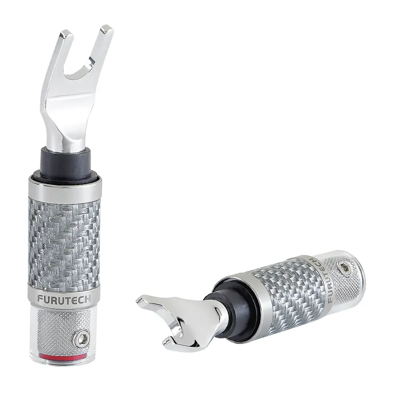 Furutech CF-201-NCF-PLUS(R) Spade Connectors (Set of 2)