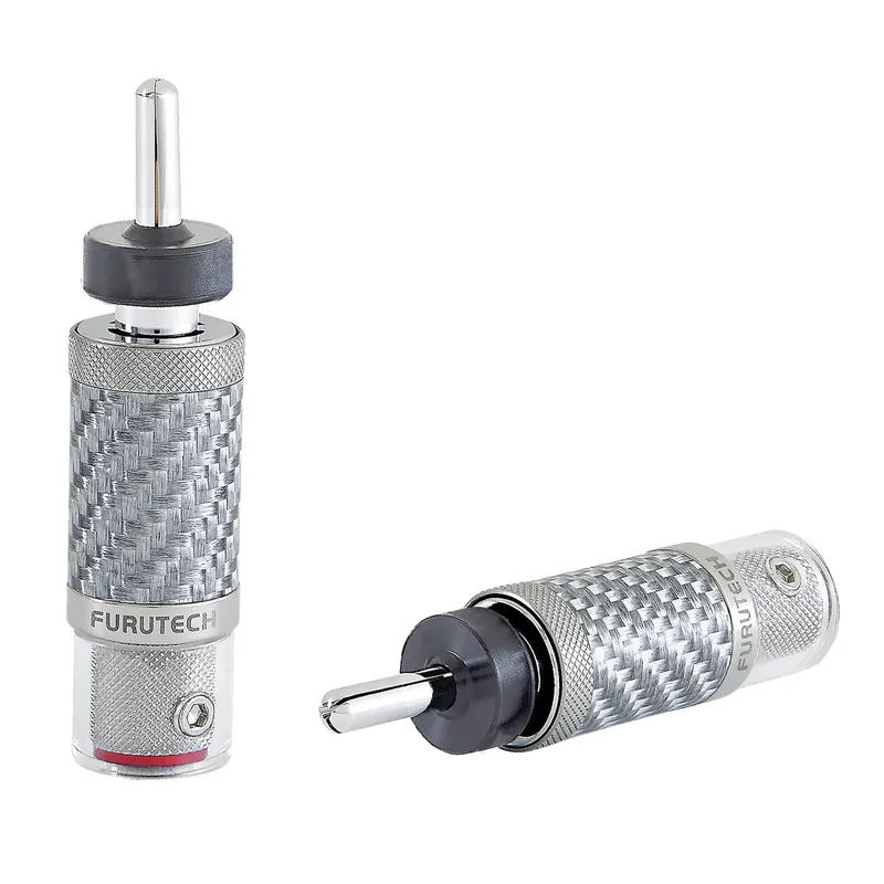 Furutech CF-202-NCF-PLUS(R) Banana Plugs (Set of 2)